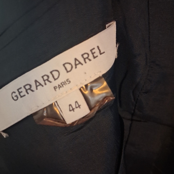 Gerard Darel Navy Sheath Dress with Bow - Picture 3 of 7